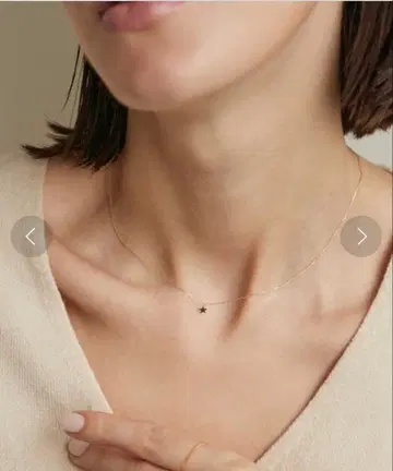 PAS TIERRA 스타 목걸이 K10 별