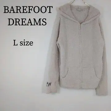 BAREFOOT DREAMS 극세사 지퍼 후드티 베이지 L
