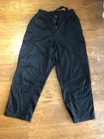 이탈리아 군 60s 카모플라쥬 카고 팬츠 블랙 염색