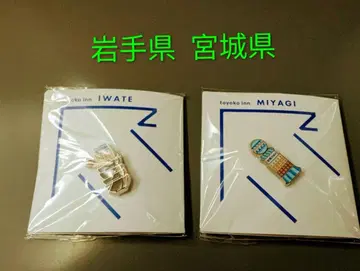 토요코인 이와테현 미야기현 핀 배지 세트