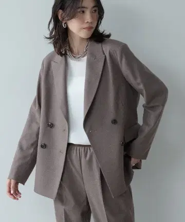 GALLEST (갤레스트) Comfy SET UP 더블 브레스트 자켓