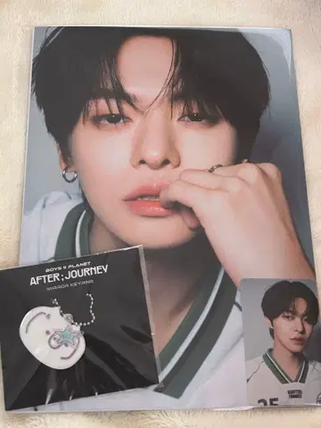 보이플라2 일리오 리오 아카이브전 A4 포토세트 키링 세트