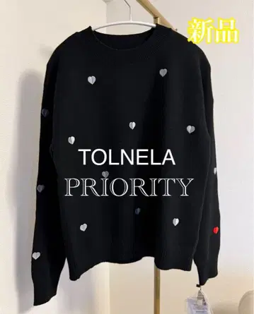 mal.레레레 씨 프라이오리티 하트 니트 새상품