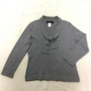 JONES NEW YORK 100% 캐시미어 스웨터 S 그레이