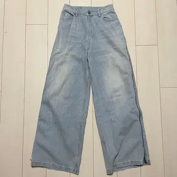 [ 완판템 ] ADILENIUM 지퍼 워시드 데님 28