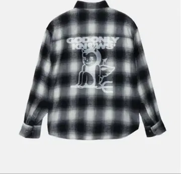 이와타 타카노리 GODONLYKNOWS 데빌 블랙 셔츠