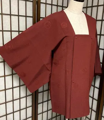 C280 순수 실크 이중 기모노 도우치 코트 퍼커 기모노