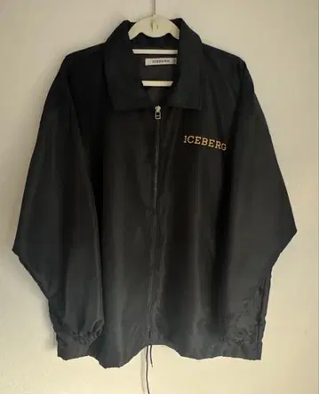 [ 희귀 빅 사이즈 ] ICEBERG 미키 자수 자켓 블랙