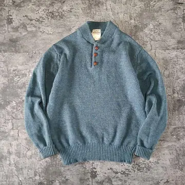 80s 잉글랜드제 L.L.Bean 헨리넥 니트