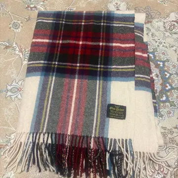 Glen Prince 라무즈울 대형 체크 스톨