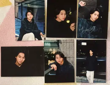 후지모토 코다이 포트레이트 사진 5매 세트 사인 포함