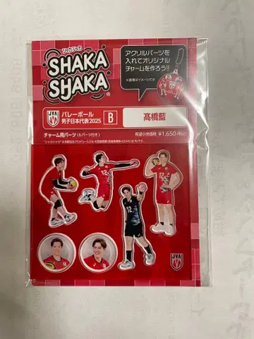 SHKA SHKA 배구 2025 타카하시 아이 아크릴 키링 부품