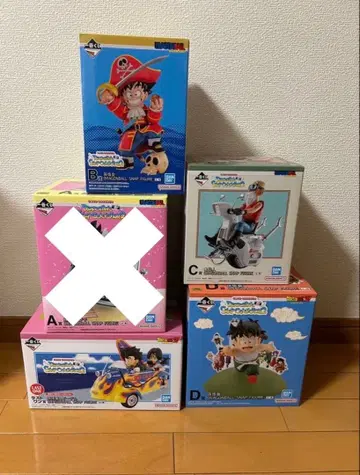 드래곤볼 제일복권 피규어 B C D 라스트 원 세트