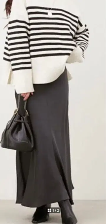 미라 오웬 라떼 스커트 그레이 0