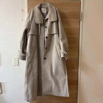 FREAK'S STORE 베이지 롱 코트