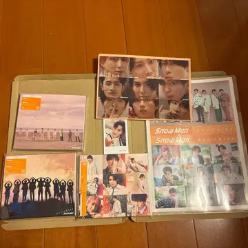 SnowMan 오렌지 Kiss 초회 한정판 3장 혜택 ABC