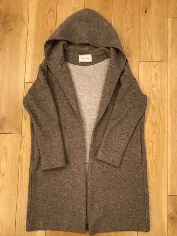 UNITED ARROWS 후드 부착 롱 코트