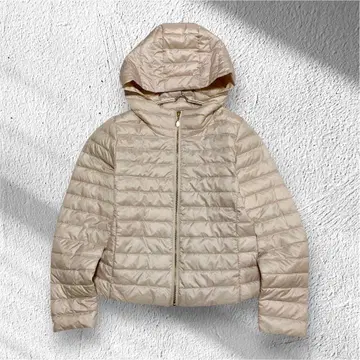 [ 미셸 마카롱 ] 다운 자켓 풀 집업 후드 있음 포켓 있음 긴팔 M