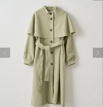 NICE CLAUP 기모 롱 코트 케이프