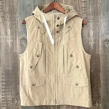 ENGINEERED GARMENTS 후드 부착 베스트 S 사이즈