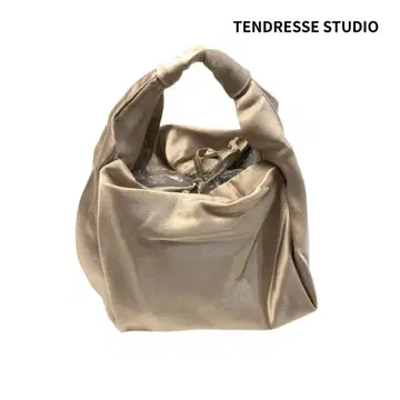 미사용 TENDRESSE STUDIO 실크 새틴 미니 토트백