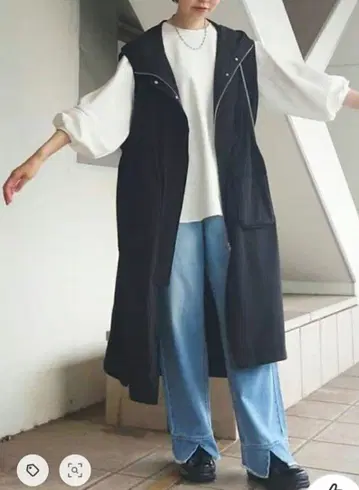 컨디션 최상 비어즐리 발수 후디 베스트 롱 베스트 2024