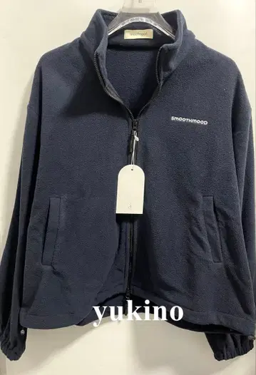 SMOOTHMOOD 플리스 자켓 네이비
