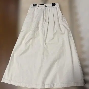 Dickies 베이지 롱 스커트 허리 벨트 포함