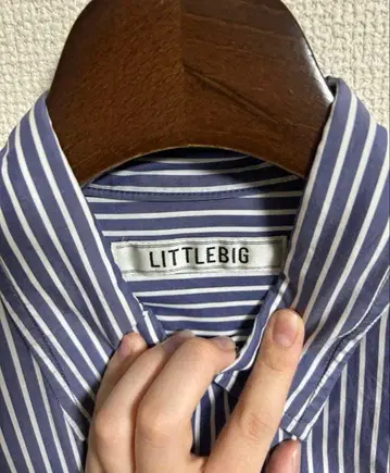 LITTLEBIG 롱 슬리브 스트라이프 셔츠