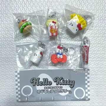 헬로키티 아메리칸 디자인 메지루시 액세서리 컴프 가챠 캡슐