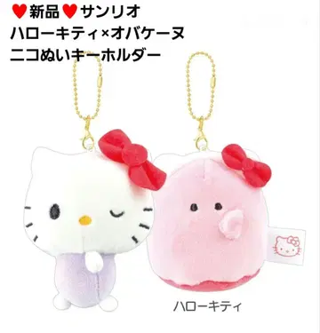 [ 새상품 ] 산리오 헬로키티 x 오바케누 니코 키링