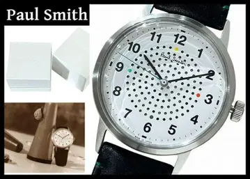 미사용 22ss 폴스미스 Radio 6 화이트 다이얼 모던 자동 와치