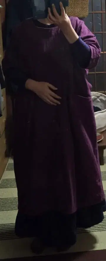 작가 물건, 군겐도 좋아하시는 분께 보라색 원피스