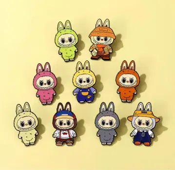 labubu 러브브 브로치 9개 세트