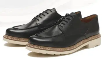 잔카를로 모렐리 가죽 신발 25 25.5 cm 천연 가죽 블랙 남성용