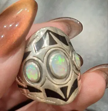 실버 오팔 반지 1점