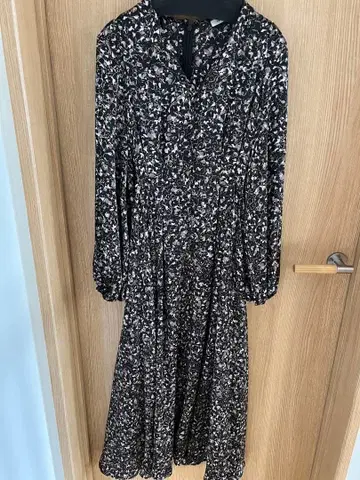 FRAY I.D 꽃무늬 롱 슬리브 드레스