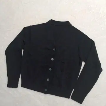 무인양품 울 100% V넥 가디건 블랙 M 사이즈 긴팔