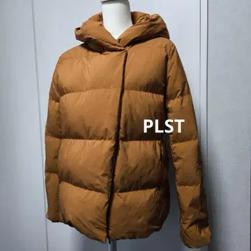 PLST 플라스테 다운 자켓 후드 부착 로우 셰나 L 숏 기장