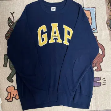 GAP 네이비 로고 니트 스웨터 L 사이즈