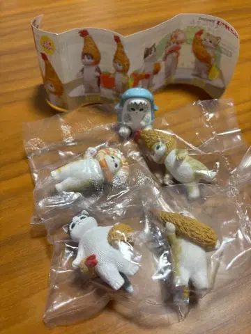 모프 샌드 새우냥 피규어 캡슐 토이 5개 세트