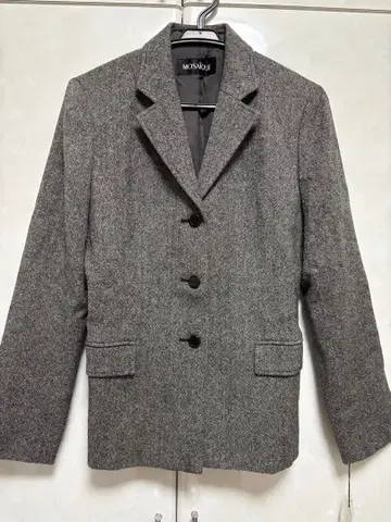 MOSAIQUE 그레이 트위드 자켓 사이즈 9
