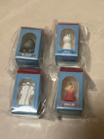 [ 4세트 ] MOOMIN 미니어처 패키지 컬렉션