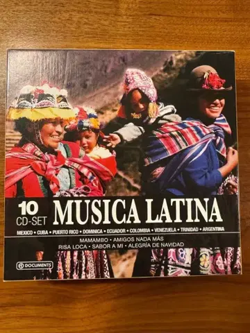 10CD 세트 MUSICA LATINA 라틴 음악