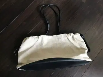 미사용 nouer 원숄더 백 블랙 베이지