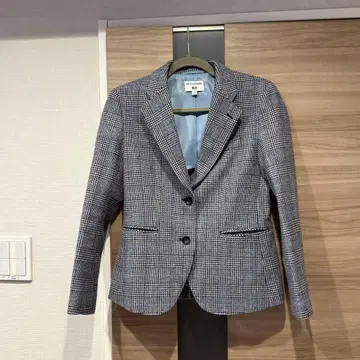 INES DE LA FRESSANGE 체크 무늬 자켓 36(S)