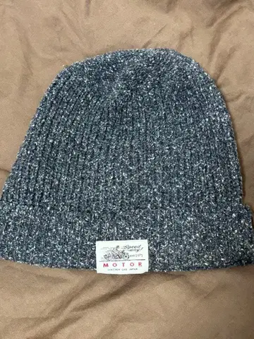 MOTOR 니트 모자 그레이 일본제