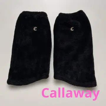 캘러웨이 CALLAWAY 골프 레그 워머 방한 블랙