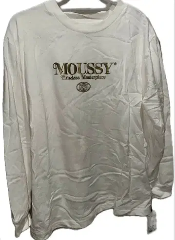 MOUSSY 화이트 T셔츠 FREE 사이즈