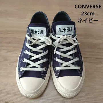 컨버스 ALL STAR 스니커즈 로우컷 네이비 23cm